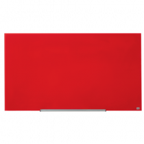 Whiteboardtavla Nobo Impression Pro Glas 57 tum 126x71 cm röd