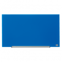 Whiteboardtavla Nobo Impression Pro Glas 31 tum 68x38 mm blå