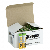 Batteri GP Super Alkaline AAA 40/fp