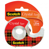 Tejp Scotch Crystal med hållare