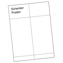 Fraktetikett Laseretikett Schenker/PostNord 200/fp
