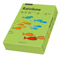 Färgat papper Rainbow A4 160 g grön 250/fp