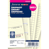 Filofax Årspaket Pocket 2023 1 vecka/uppslag