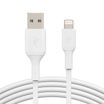 Kabel Belkin USB-A till lightning 3 m vit