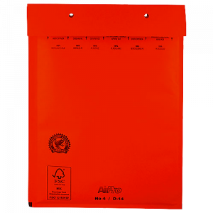 Bubbelpåse AirPro 175x265 mm röd 100/fp
