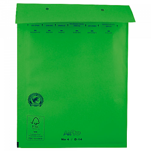Bubbelpåse AirPro 175x265 mm grön 100/fp