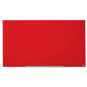 Whiteboardtavla Nobo Impression Pro Glas 57 tum 126x71 cm röd