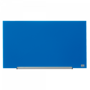 Whiteboardtavla Nobo Impression Pro Glas 31 tum 68x38 mm blå