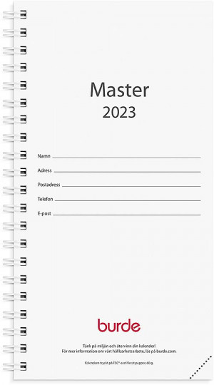 Kalenderrefill Planner Master systemkalender