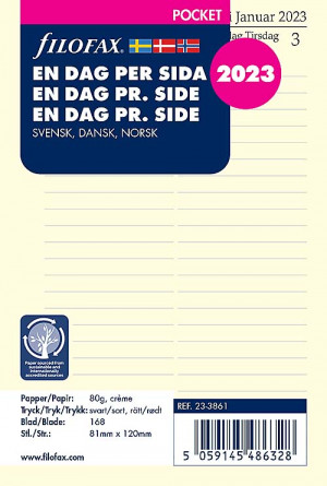 Filofax Dagbok Pocket 2023 1 dag/sida