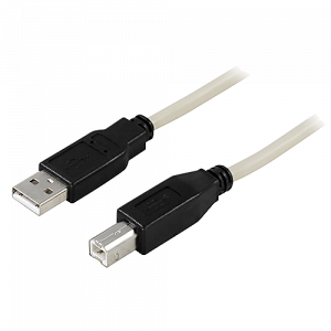Kabel Deltaco USB 2 A-B 3 m